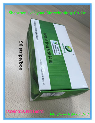Prueba de leche de primavera verde Beta-lactamas, tetraciclinas, melamina y cefalexina Combinación de prueba rápida de banda 4 sensor proveedor