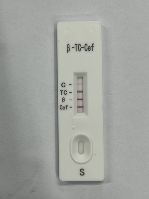 Beta-lactamas, tetraciclinas y cefalexina Combo tarjeta de prueba rápida (en formato de casete) fácil de usar añadir leche directamente proveedor