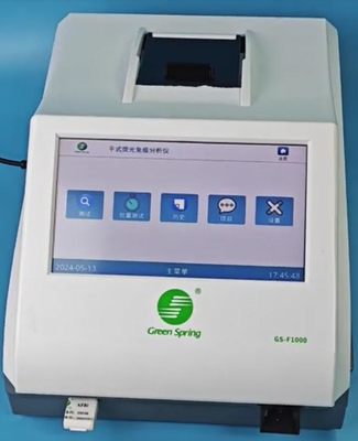 GS-F1000 Analisador de análisis inmunológico de fluorescencia de escritorio basado en inmunocromatografía de fluorescencia en el campo de las pruebas de seguridad alimentaria. proveedor