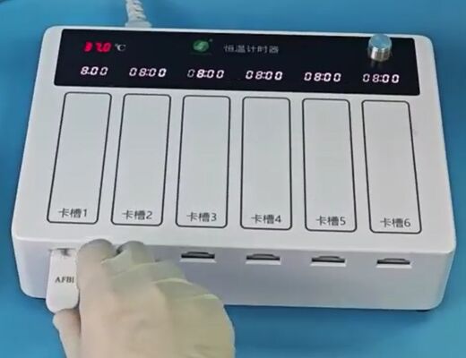 Tarjeta de prueba rápida cuantitativa de fluorescencia para aflatoxina B1 en pimentón proveedor