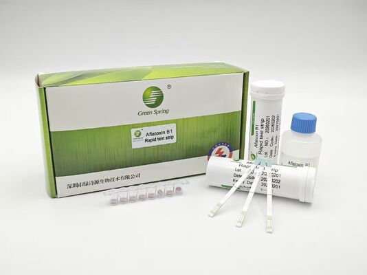 GF07A\G8 Aﬂatoxin B1 Rapid Test Card for Spices detection limit 40μg/kg 20 Test/Kit testing time 15–20 minutes proveedor