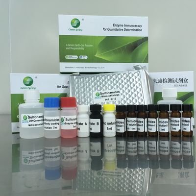 Kit de prueba ELISA de nitrofurano (AOZ) de diagnóstico de seguridad alimentaria LSY-10002 para peces, camarones, miel, huevos y piensos proveedor